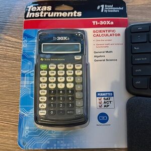 Texas Instruments TI-30Xa Blue and Black Calculator